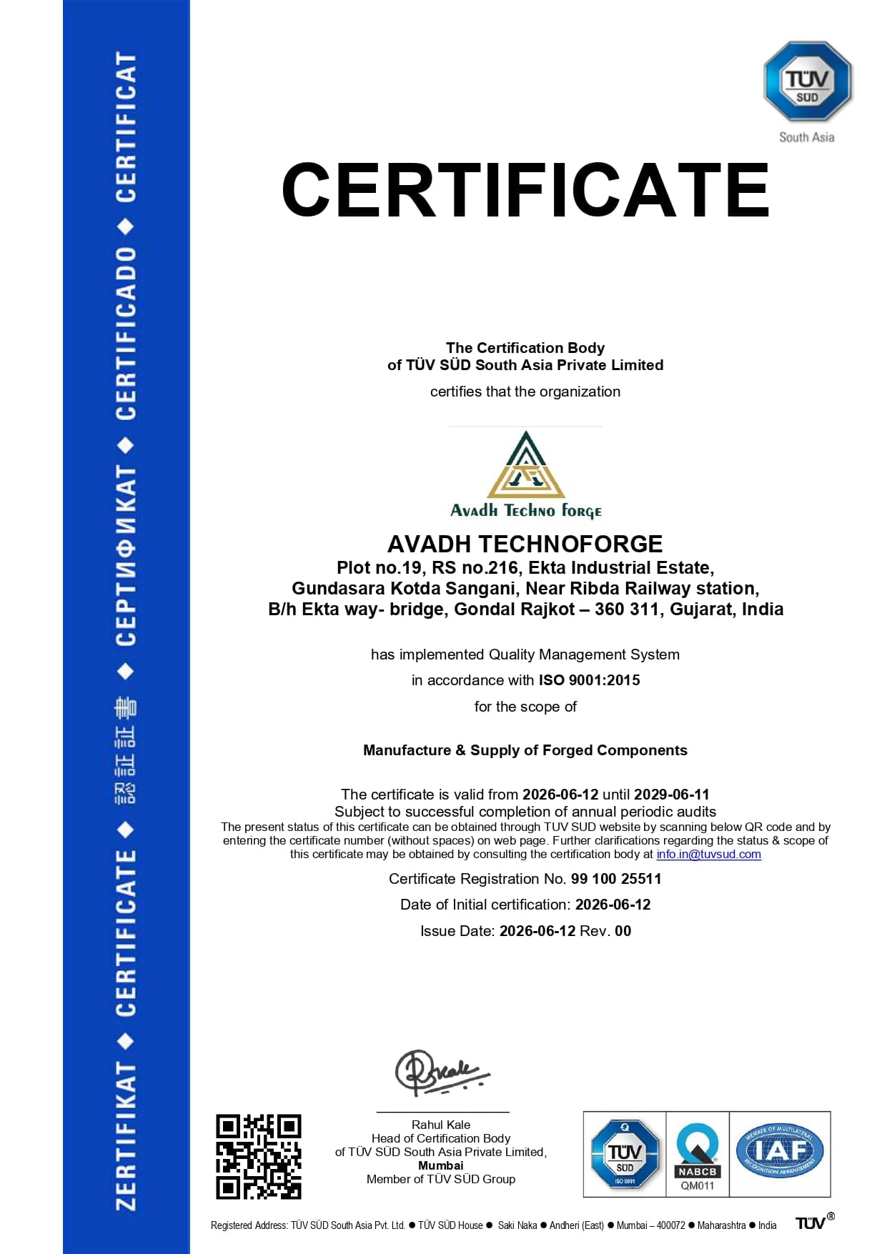 ISO 9001:2015 – Quality Management System